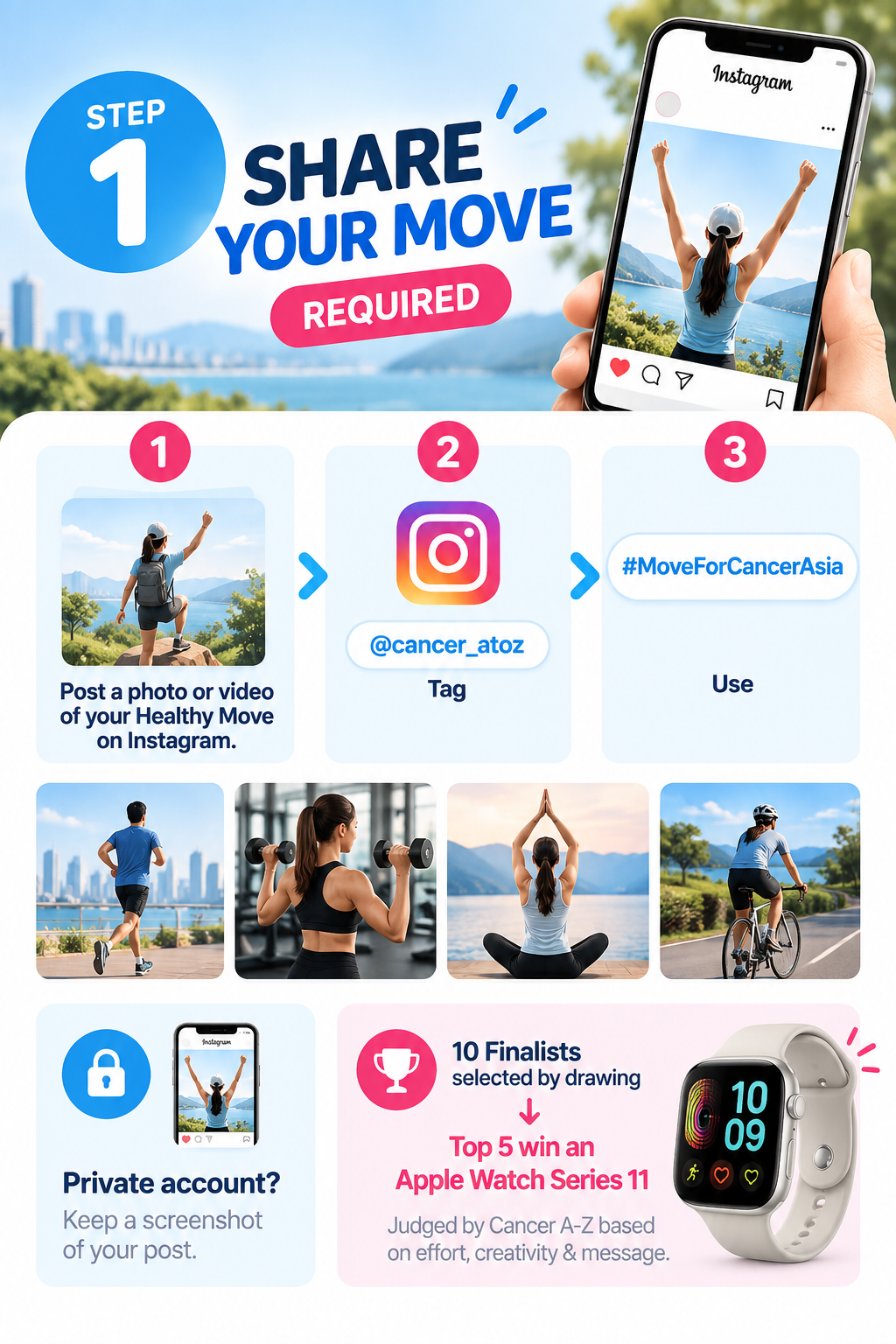 Step 1 - Share Your Healthy Move